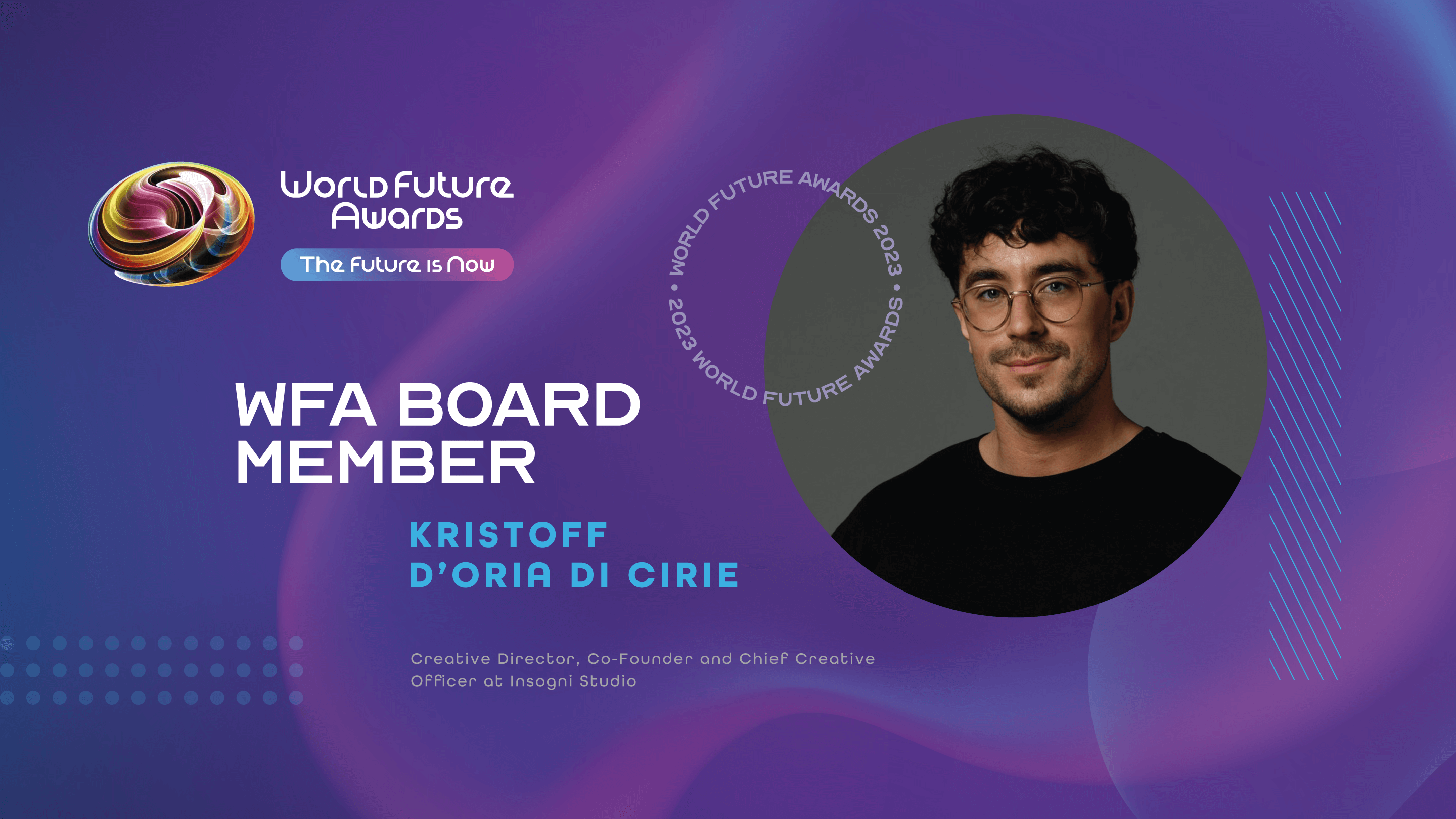 Kristoff D’oria di Cirie, Creative Director, Co-Founder, and Chief Creative Officer at Insogni Studio