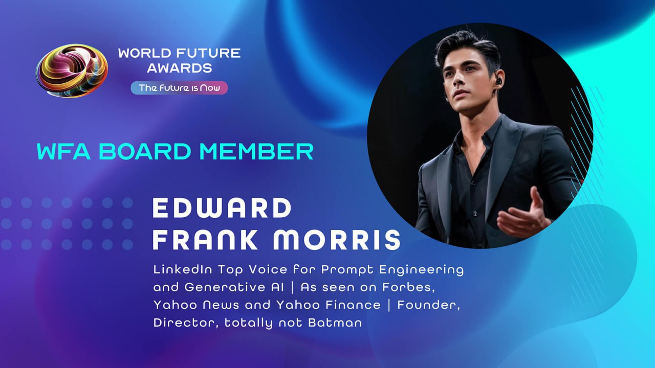 Pioneering AI Innovator Edward Frank Morris Appointed to World Future Awards Board